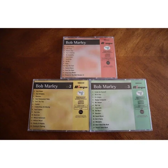 Bob Marley 3 CD Set Europe 2006 Ringo 42 Tracks Compilation Box Set - Picture 12 of 14